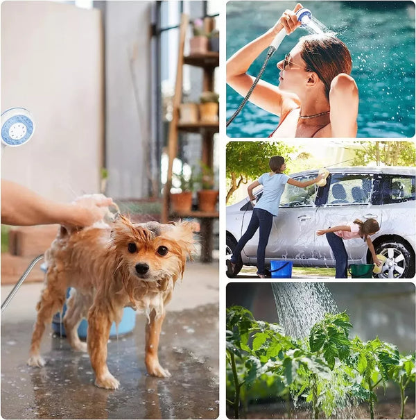 Ducha Regadera Portátil Camping + Ganch
