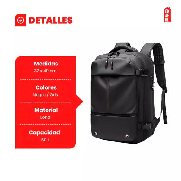 MOCHILA COMPACT + Regalo de Bomba de Vacío IC